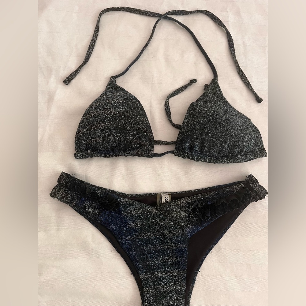 Sogni d’oro black&blu bikini M